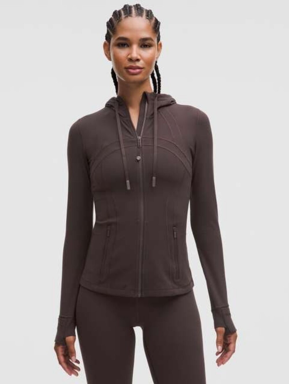 NWT Women's Lululemon Define Hooded Full Zip Jacket Sequoia Size 8